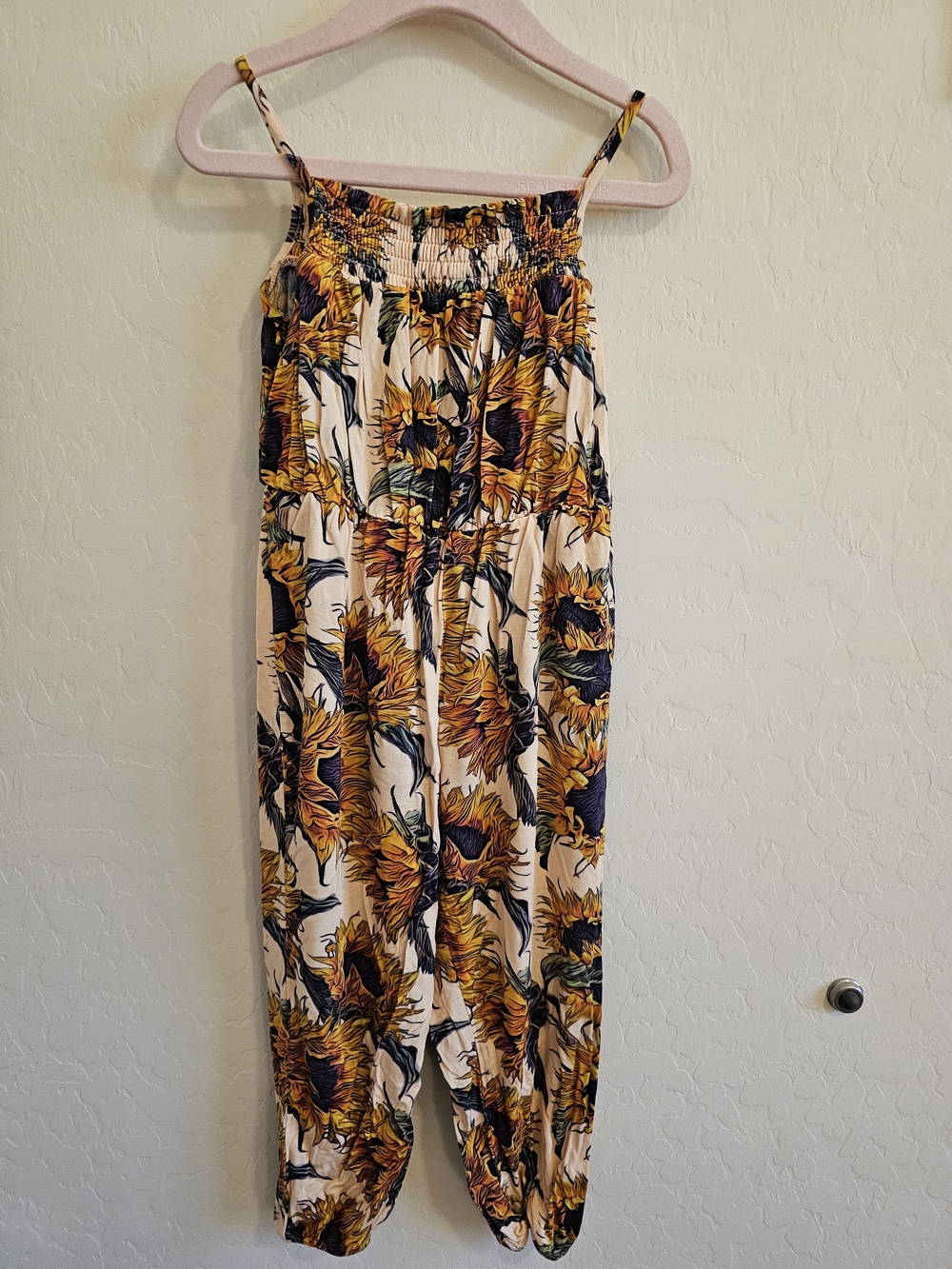 Posh Peanut Arev Sleveless Smocked Jumpsuit 3T